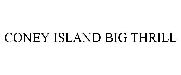  CONEY ISLAND BIG THRILL