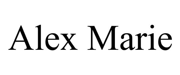 Trademark Logo ALEX MARIE