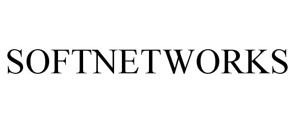 Trademark Logo SOFTNETWORKS