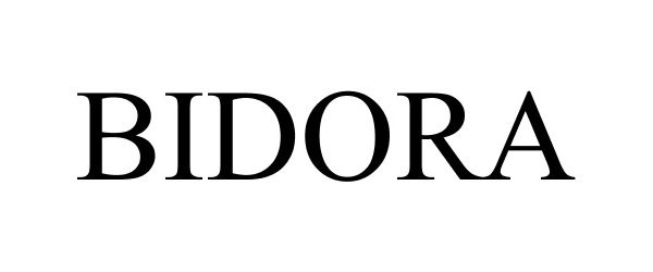 Trademark Logo BIDORA