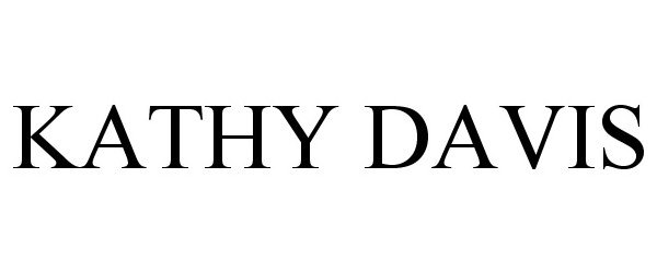 Trademark Logo KATHY DAVIS