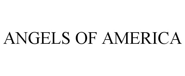 Trademark Logo ANGELS OF AMERICA