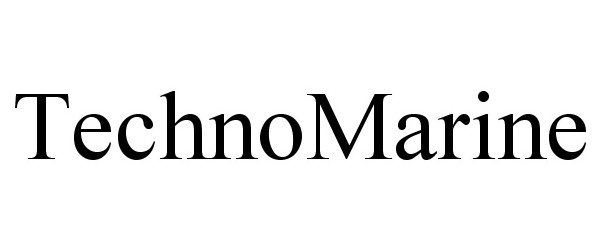 Trademark Logo TECHNOMARINE