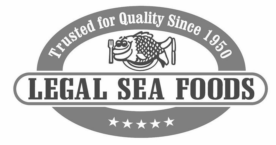 Trademark Logo TRUSTED FOR QUALITY SINCE 1950 LEGAL SEA FOODS