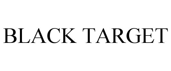 Trademark Logo BLACK TARGET