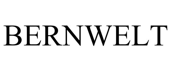 Trademark Logo BERNWELT