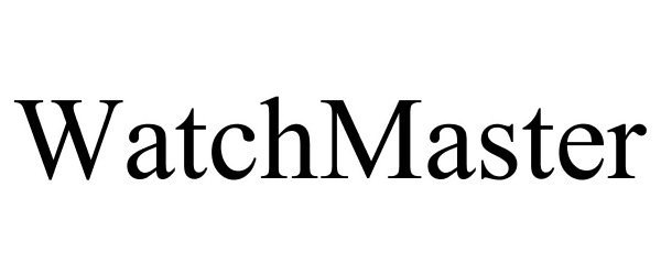 Trademark Logo WATCHMASTER