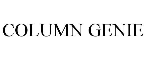 Trademark Logo COLUMN GENIE