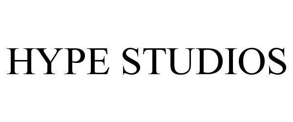 Trademark Logo HYPE STUDIOS