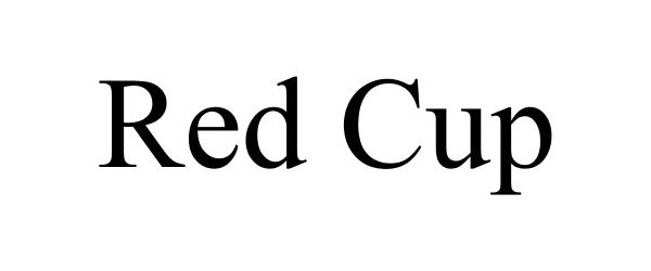 Trademark Logo RED CUP