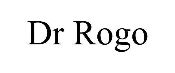 Trademark Logo DR ROGO