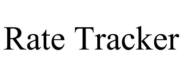 Trademark Logo RATE TRACKER