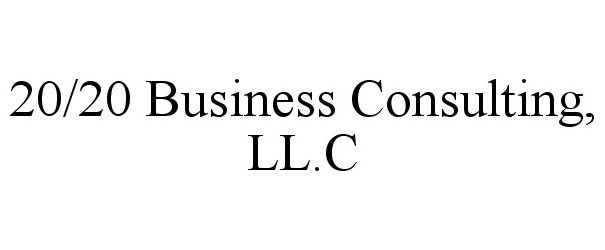  20/20 BUSINESS CONSULTING, LL.C