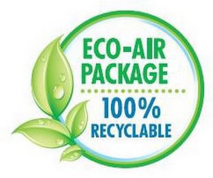 Trademark Logo ECO-AIR PACKAGE 100% RECYCLABLE