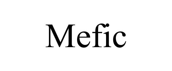 Trademark Logo MEFIC