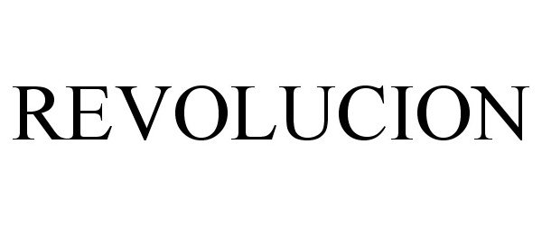 Trademark Logo REVOLUCION