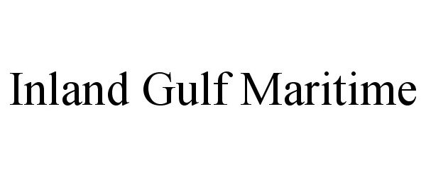 Trademark Logo INLAND GULF MARITIME