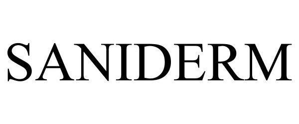 Trademark Logo SANIDERM