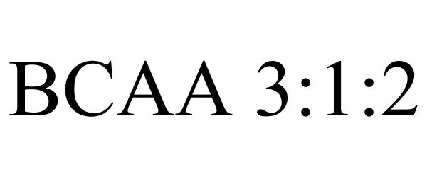 Trademark Logo BCAA 3:1:2