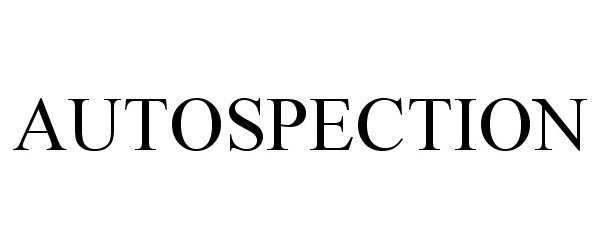 Trademark Logo AUTOSPECTION