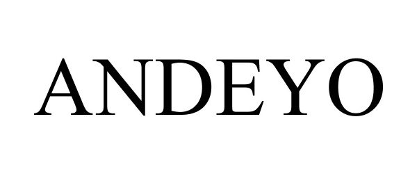 Trademark Logo ANDEYO