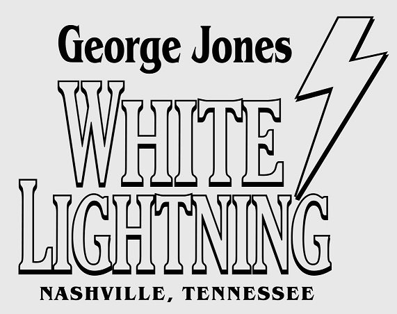 Trademark Logo GEORGE JONES WHITE LIGHTNING NASHVILLE, TENNESSEE