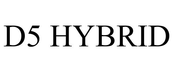 Trademark Logo D5 HYBRID