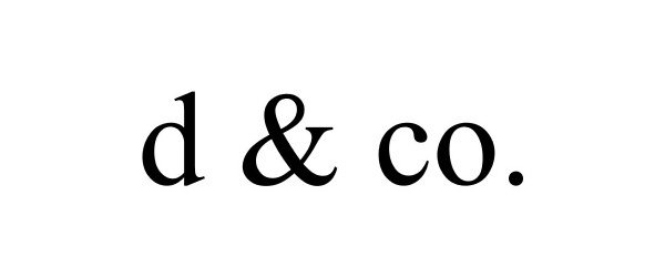 Trademark Logo D&CO.