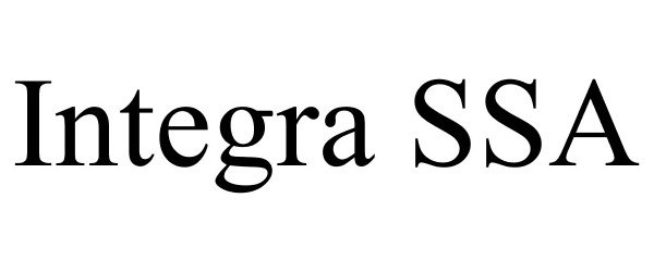 Trademark Logo INTEGRA SSA