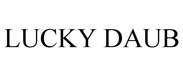 Trademark Logo LUCKY DAUB