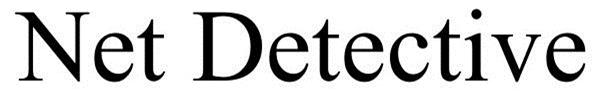 Trademark Logo NET DETECTIVE