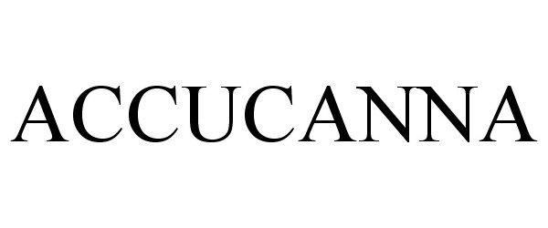 Trademark Logo ACCUCANNA