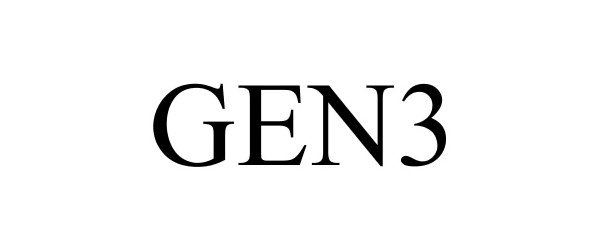 Trademark Logo GEN3