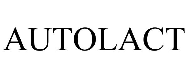 Trademark Logo AUTOLACT