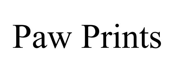Trademark Logo PAW PRINTS