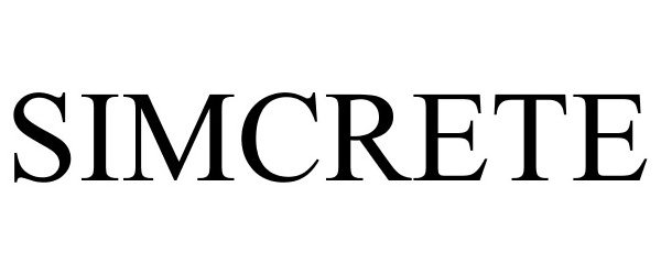 Trademark Logo SIMCRETE