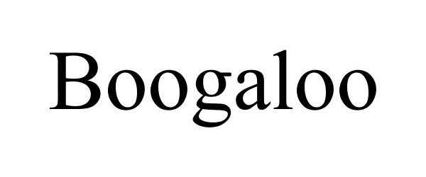 Trademark Logo BOOGALOO