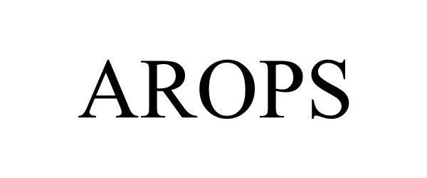 Trademark Logo AROPS