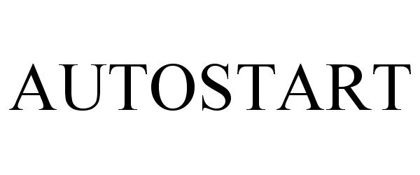 Trademark Logo AUTOSTART