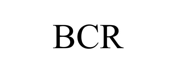 Trademark Logo BCR