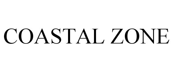 Trademark Logo COASTAL ZONE