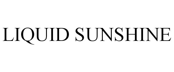 Trademark Logo LIQUID SUNSHINE
