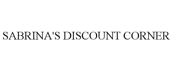  SABRINA'S DISCOUNT CORNER