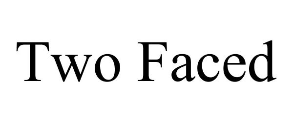 Trademark Logo TWO FACED