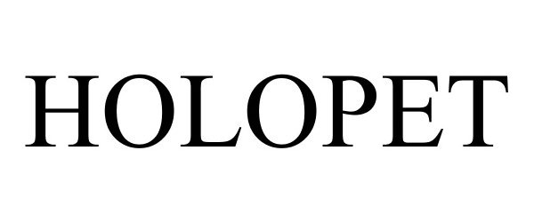 Trademark Logo HOLOPET