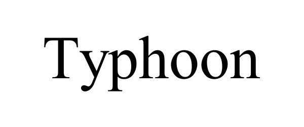 Trademark Logo TYPHOON