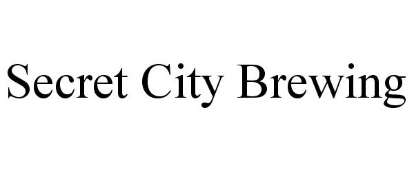 Trademark Logo SECRET CITY BREWING