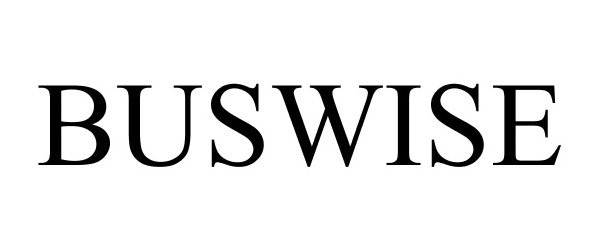 Trademark Logo BUSWISE