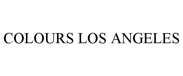  COLOURS LOS ANGELES