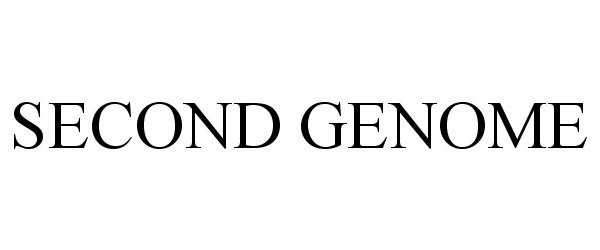 Trademark Logo SECOND GENOME